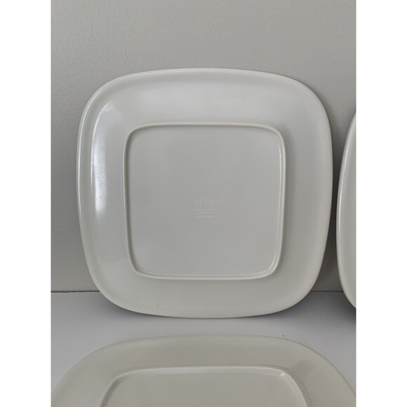 Better Homes and Gardens 4 Melamine Salad Desert Plates Square 8.25” - Picture 9 of 12